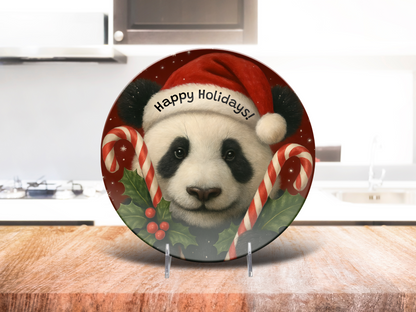 Panda Bear Face Holiday Collection - Limited Edition – Personalized, Festive & Unbreakable