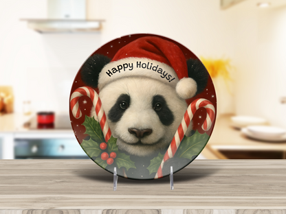 Panda Bear Face Holiday Collection - Limited Edition – Personalized, Festive & Unbreakable